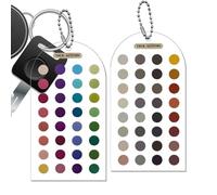 Tarjetas de paleta de colores de temporada - Acrílico | 2 piezas guía de doble cara a prueba de arañazos | 12 tarjetas de plantilla de análisis de color de temporada, para atuendo, maquillaje, compras