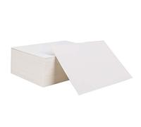 Tarjetas de Papel Blanco 100 Piezas Tarjetas para Escribir Bloc de Notas para DIY Mensaje Pintada Tarjeta de Felicitación en Blanco 14,6 x 9,7 cm