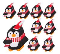 Tarjetas de papel de Navidad Lollipop - Decorative Candy Support Structure, Durablee Treat Display Feature, Stylish Holiday Wrapping Detail | Uniquee Dessert Presentation Craft, Fun Seasonal Packaging