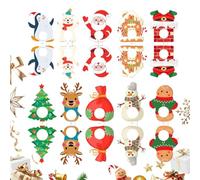 Tarjetas De Papel Para Chupachups - Envoltorio De Papá Noel Para Tarjetas Y Paquetes - Para Postres Chocolate Y Mesa De Bienvenida Invernal - Decoración