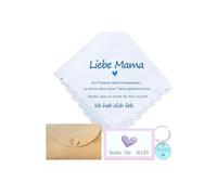 Tarjetas de papel para lágrimas de alegría | boda | Pañuelos de tela | Regalo para invitados de boda Pañuelo Mamá - Lágrimas de alegría