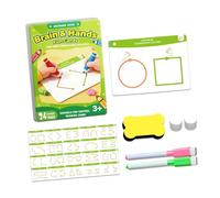 Tarjetas de pausa de papel seguras para niños para aprender el progreso del aprendizaje y practicar la coordinación de los ojos de la mano, tarjetas de pausas para niños