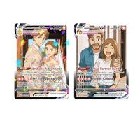Tarjetas de poke personalizadas con foto de pareja, tarjetas de poke de retrato personalizadas, regalos de tarjetas de cumpleaños Poke para esposa, amigos, mejores amigos, mascota y padre, estilo
