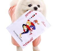 Tarjetas de póquer para perros | Sonajero sonoro gatito dentición masticar tarjetas de póquer, dentición masticable chirriante papel arrugado juguete gatito juguete para aliviar el estrés y reducir el