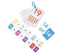 Tarjetas de práctica de aritmética multifuncional, herramienta de aprendizaje para niños, con materiales de papel, estudio interactivo de matemáticas, matemáticas para padres e hijos