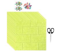 Tarjetas de preaviso para Pared - Taco extraíbles para recordatorios, Planes de Viaje, Calendario y Correo | Organizador de Borde de Aguja para Espacio Tranquilo, decoración para el hogar Segura