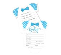 Tarjetas de predicciones y consejos para bebés (paquete de 10) - Ideas de juegos de baby shower para niños o niñas, suministros de actividades de fiesta, aros para el pelo para mujeres, diademas Alice