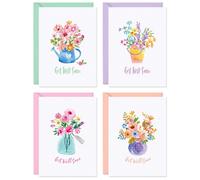 Tarjetas de pronta recuperaci?n de Sweetzer & Orange con sobres. 24 Pronta recuperaci?n