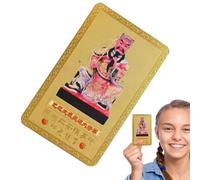 Tarjetas de protección Tai Sui 2025 - Tarjeta de Feng Shui Tai Sui 2025 Tarjeta de Año Nuevo chino, tarjeta de bendición coleccionables, Año Nuevo Lunar chino de la serpiente para el éxito y la