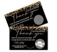 Tarjetas de rascar de agradecimiento (C09)