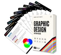 Tarjetas de referencia de diseño gráfico, 100 lecciones prácticas sobre teoría del color, tipografía, diseño, marca, sistemas de cuadrícula y principios de diseño web, guía de estudio para