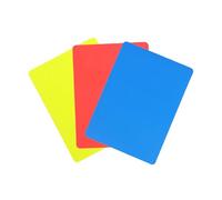 Tarjetas de referencia de fútbol, 3 piezas, accesorios de juicio de alta visibilidad, tarjetas de juez, para hockey, voleibol, baloncesto, lucha libre, juego de balonmano, mujeres y hombres árbitros