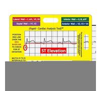 Tarjetas De Referencia Para Portaidentificaciones | Tarjeta De Referencia Portátil | Materiales De Medición Portátiles Para Rotaciones Clínicas Médicas Y Cardiológicas