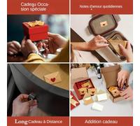 Tarjetas de San Valentín con sobres, 60 piezas de corazones lindos y románticos, para tarjetas de mensajes románticas, para mujeres, maridos, novios, regalos para y cumpleaños