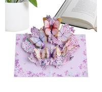 Tarjetas de San Valentín para niños, 3D románticas mariposas vintage decoraciones, tarjetas de aniversario para parejas, para madre, hermana, niños, familia, amigos, vacaciones, compromisos, ocasiones