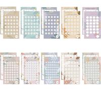 Tarjetas de seguimiento de desafíos de ahorro de dinero, 30 unidades, carpeta de presupuesto, rastreador de desafíos de ahorro de 5.9 x 8.7 pulgadas, organizador de presupuesto, tarjetas para