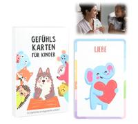 Tarjetas de sentimiento para niños, educativas, 32 tarjetas de monstruo sentimental, texto explicativo, para guardería y escuela primaria, promover el desarrollo social-emocional