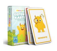 Tarjetas de sentimientos para niños - 35 tarjetas de emociones para nombrar y entender sentimientos | Monstruo de sentimientos I Tarjetas de emoción I Promover la inteligencia emocional |