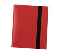 ＡＷＨＡＯ Tarjetas de Soporte de Carpetas, álbum de Almacenamiento de colección, Tarjetas de Intercambio de colección de Gran Capacidad para Cartas de fútbol, Rojo