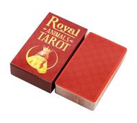 Tarjetas de tarot con temática de animales, colección de cartas inspiradas en criaturas, paquete de hojas de símbolos de vida silvestre para principiantes, juego de lectura de motivos de naturaleza