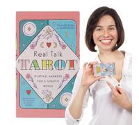 Tarjetas de tarot para principiantes, tabla de divinación mística, 130 g, tarjetas de portátil, para lectura del tarot, meditación, , juegos de astrología, orientación espiritual