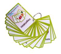 Tarjetas de Verduras Bilingües para Pequeños, Papel, Vocabulario