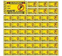 Tarjetas de visita "Aparcado como un", "Has estacionado como un" | Tarjeta de caricia falsa para billetes de estacionamiento,50 x tarjetas de visita, multas de estacionamiento divertidas, bromas