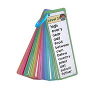 Tarjetas de vocabulario de doble cara, tarjetas educativas, palabras visuales de alta frecuencia Aprenda a leer palabras visuales