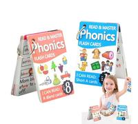 Tarjetas De Vocabulario En Inglés - Tarjets Didácticas | Tarjetas De Fonética Parlante para Niños De 3 A 6 Años, Juguete Educativo De Reconocimiento De Palabras Y Material Didáctico para Profesores,