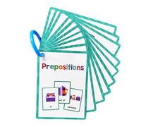 Tarjetas de vocabulario interactivas con palabras en inglés para niños de aprendizaje temprano para niños de 3 a 8 años, ayuda para enseñar vocabulario en el aula