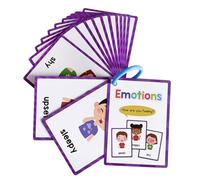 Tarjetas de vocabulario interactivo, tarjeta de palabras de aprendizaje temprano para niños pequeños, 11 cm x 8 cm, para profesores de guardería, tarjetas interactivas en inglés