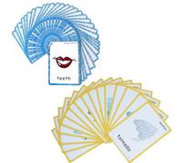 Tarjetas de Vocabulario sobre Partes del Cuerpo y Enfermedades (60 Unidades), Tarjetas Montessori (para la enseñanza de inglés como Segundo Idioma (ESL) en casa y Herramientas para terapeutas)