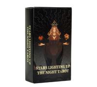 Tarjetas del tarot: 78 cartas de oráculo portátiles para juego de mesa multifuncional, compacto resistente, con símbolos ilustrados, juego de mesa para la familia, reuniones, diversión de fiesta, orie