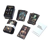 Tarjetas del tarot - Juego de mesa - Cardes Collective Fortune Tarjetas | 78 establecidas con instrucciones en el formato de 13x8 cm hecho de papel ideal para principiantes para interpretar a