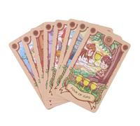 Tarjetas del Tarot: Mazo De Tarot para Viajes Y Fiesta, Adivinación Estándar con Significados Ilustrados, Herramienta De para Juego De Tableros, Amigos, Reunión, Meditación, Exploración, 4.06x