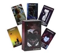 Tarjetas del Tarot, portátiles, Papel, Tarjetas de Aprendizaje del Tarot, Libro Oracle de espíritu Positivo, Herramienta de Aprendizaje para Principiantes para Parejas Que cuentan Las Temporadas para