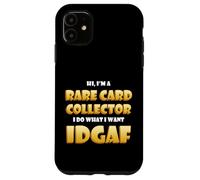 Tarjetas Deportivas coleccionables de la Vieja Escuela Idgaf de coleccionista de Cartas Raras Carcasa para iPhone 11