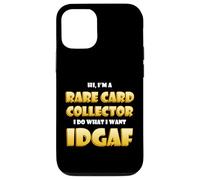Tarjetas Deportivas coleccionables de la Vieja Escuela Idgaf de coleccionista de Cartas Raras Carcasa para iPhone 12/12 Pro