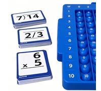 Tarjetas Didácticas Adicionales - Juguete De Aprendizaje Portátil | Juego De Mesa De Multiplicar | Kit De División De De Datos Matemáticos | Ayuda De Estudio Educativo Para Educación