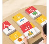 Tarjetas Didácticas De Caracteres,Mandarín Ayuda Para El Aprendizaje De Chino, Tarjeta De Alfabetización China,Ilustraciones De Trazos Para Principiantes En El Aprendizaje De Chino 1-1600 Words