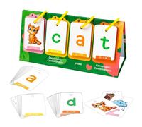 Tarjetas didácticas de fonética, juegos de palabras para aprender a leer para niños, herramientas educativas de ortografía y lectura para aprendizaje preescolar, educación especial, habla y desarrollo