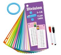 Tarjetas didácticas de matemáticas borrables para niños, Tarjetas de Aprendizaje Reutilizables de Suma, resta, división de multiplicación, Tarjetas didácticas de Suma y resta