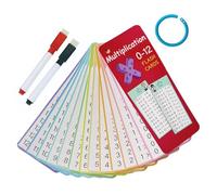 Tarjetas didácticas de multiplicación, Tarjetas didácticas de multiplicación de matemáticas - Tarjetas de educación matemática para niños - Tarjetas flash de multiplicación para niños, juego de tarjet