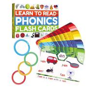 Tarjetas Didácticas de Palabras A la Vista para Aprender A Leer Combinaciones Vocales CVC, Combinaciones de Dígrafos, Sonidos de Vocales Largas,