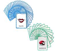 Tarjetas didácticas de Partes del Cuerpo e Insectos, 50 Tarjetas para Aprender Las primeras Palabras en inglés, para la enseñanza en casa, Materiales didácticos de ESL y Herramientas para terapeutas