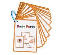 Tarjetas didácticas educativas Vocabulario en inglés para niños Tarjeta de Palabras de Aprendizaje temprano Ayuda didáctica de Vocabulario para Maestros Educativo para niños en Edad Preescolar