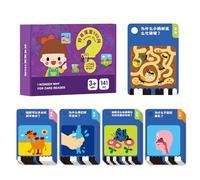 Tarjetas Didácticas para Niños Pequeños - Juego para Estimular La Inteligencia,Juego Educativo para Aprender Inglés De 4 A 6 Años Niños Y Niñas para Exteriores Hogar Escuela Regalo Cumpleaños