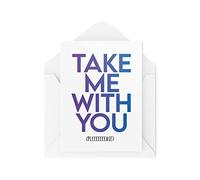 Tarjetas divertidas | Bromas de broma Colega amigos chistes | Llévame contigo Pleeeeease | Nuevo trabajo oficina trabajo mejor | CBH850