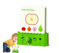 Tarjetas educativas - 10 x 15 cm, tarjeta de aprendizaje interactiva para niños, juegos lógicos de cuerda clave | guardería, preescolar, juguetes educativos, calcetines de Navidad, pequeños regalos