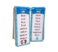 Tarjetas educativas de fonética inglesas amigables para niños, herramienta de ejercicio de ortografía interactiva, materiales de alta calidad para la enseñanza, materiales de educación en el hogar
